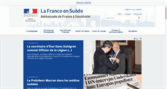 Desktop Screenshot of ambafrance.se